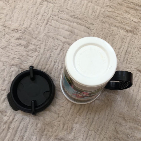 Minnie Mickey Pool scene Disney Parks Plastic Travel Mug Cup 16 oz EUC - Picture 9 of 16